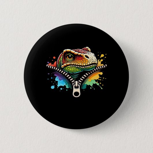 Badge Rond 5 Cm Peekabo Conception Pour Halloween (Devant)
