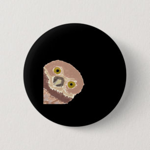 Badge Rond 5 Cm Peekabo Drôle Conception Pour Halloween