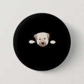 Badge Rond 5 Cm Peekabo Pup (Devant)