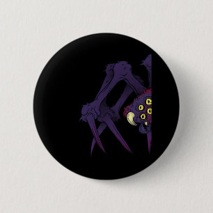 Badge Rond 5 Cm Peekabo Spider