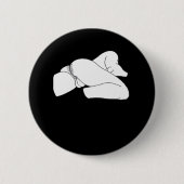 Badge Rond 5 Cm Peekaboo Classic Funny (Devant)