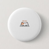 Badge Rond 5 Cm Peekaboo ! - Design Classique Pour Halloween (Devant)