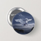 Badge Rond 5 Cm Pégase en vol  (Devant & derrière)