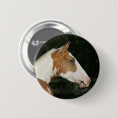 Badge Rond 5 Cm Peignez le Headshot 2 de cheval (Devant & derrière)