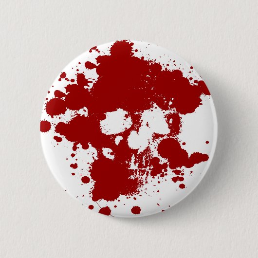 Badge Rond 5 Cm Peindre le crâne (Devant)