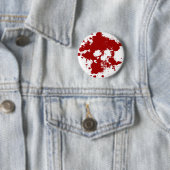 Badge Rond 5 Cm Peindre le crâne (En situation)
