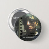 Badge Rond 5 Cm PEINES 1 bouton (Devant & derrière)