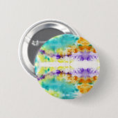 Badge Rond 5 Cm Peinture à motif Abstrait sur la conception du tis (Devant & derrière)