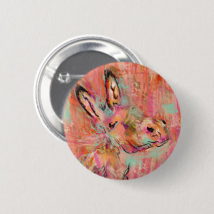 Badge Rond 5 Cm peinture d'âne