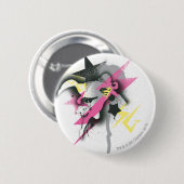 Badge Rond 5 Cm Peinture de pulvérisation Supergirl (Devant & derrière)