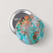 Badge Rond 5 Cm Peinture florale (Devant & derrière)