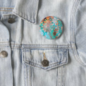Badge Rond 5 Cm Peinture florale (En situation)