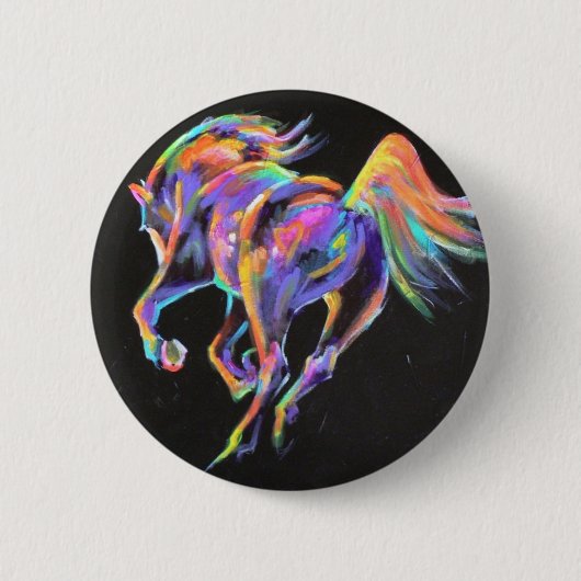 Badge Rond 5 Cm peinture libre - petit bouton (Devant)