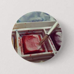 Badge Rond 5 Cm Peintures aquarelles impression photographique.