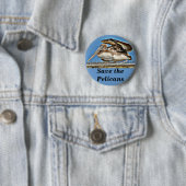 Badge Rond 5 Cm Pelican_ (En situation)