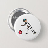 Badge Rond 5 Cm Pelouse Bowls (Devant & derrière)