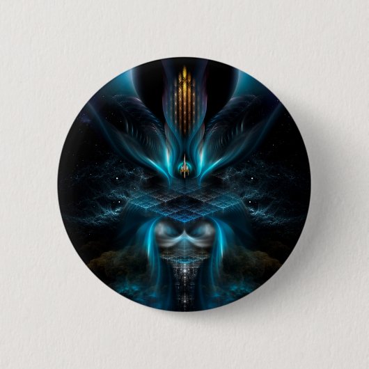 Badge Rond 5 Cm Penapia fractal (Devant)