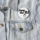 Badge Rond 5 Cm pendre le dj (En situation)