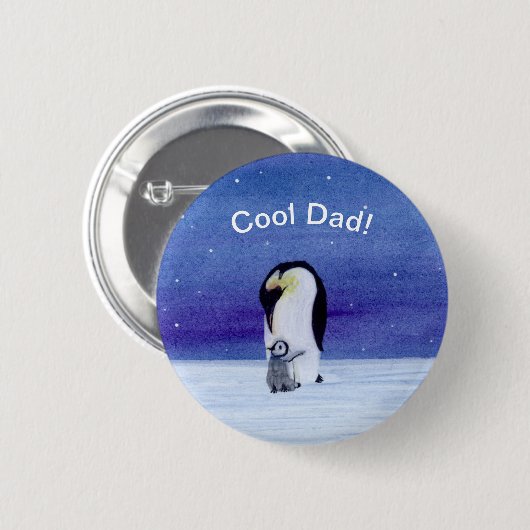 Badge Rond 5 Cm Penguin (Devant & derrière)