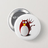 Badge Rond 5 Cm Penguin Linux Tux Ubuntu Devil Trident Lucifer (Devant & derrière)