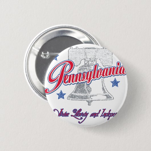 Badge Rond 5 Cm Pennsylvanie (Devant & derrière)