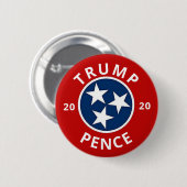 Badge Rond 5 Cm Penny d'atout Tennessee 2020 (Devant & derrière)