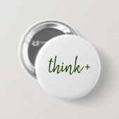 Badge Rond 5 Cm Penser positif (Devant & derrière)