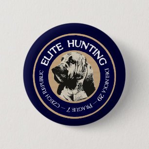 Badge Rond 5 Cm Pension de chasse d'élite