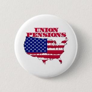 Badge Rond 5 Cm Pensions des syndicats