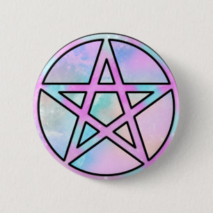 Badge Rond 5 Cm Pentagone étoilé de pastel de Candygram