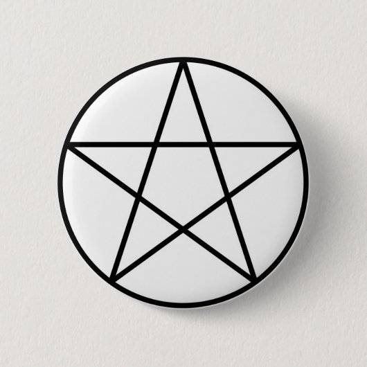 Badge Rond 5 Cm Pentagramme en cercle (Devant)