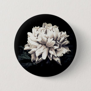 Badge Rond 5 Cm Peony