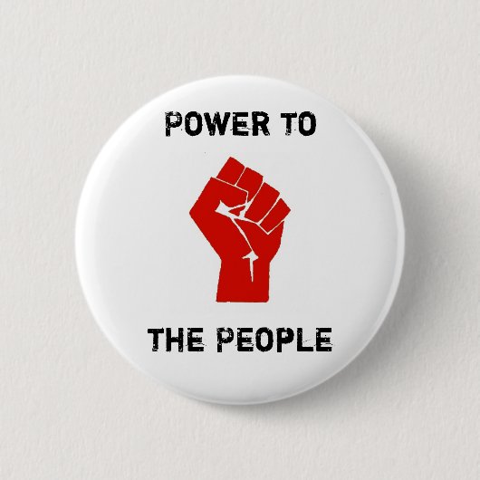 Badge Rond 5 Cm PeoplePower (Devant)