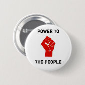 Badge Rond 5 Cm PeoplePower (Devant & derrière)