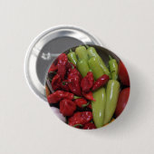 Badge Rond 5 Cm Peppers chili (Devant & derrière)