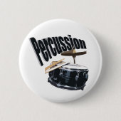 Badge Rond 5 Cm Percussion/Snare (Devant)