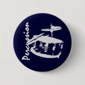 Badge Rond 5 Cm Percussion/Snare (Devant)