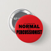 Badge Rond 5 Cm Percussionniste normal (Devant & derrière)