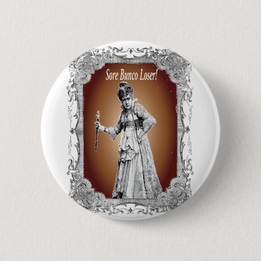 Badge Rond 5 Cm perdant endolori de bunco (Devant)