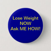 Badge Rond 5 Cm Perdez le poids (Devant)