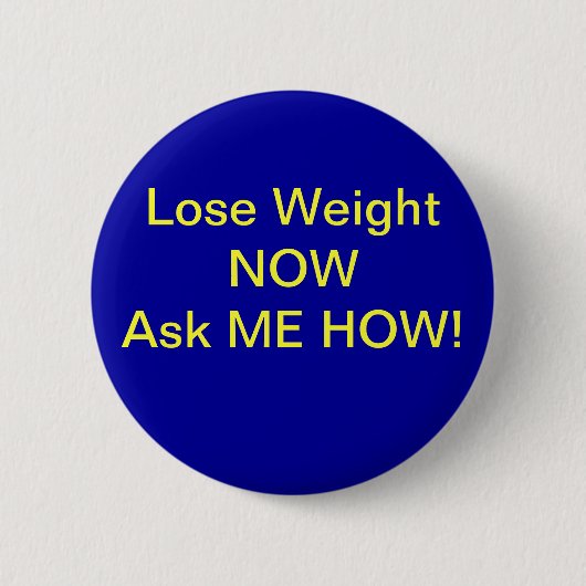 Badge Rond 5 Cm Perdez le poids (Devant)