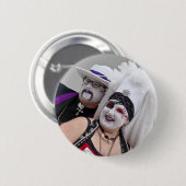 Badge Rond 5 Cm Père Bertha et soeur Sorenda (Devant & derrière)