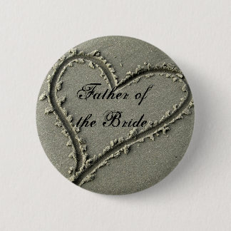 Badge Rond 5 Cm Père de la jeune mariée