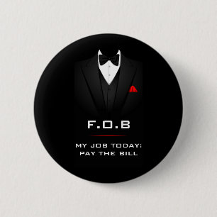 Badge Rond 5 Cm Père de la mariée personnalisable drôle