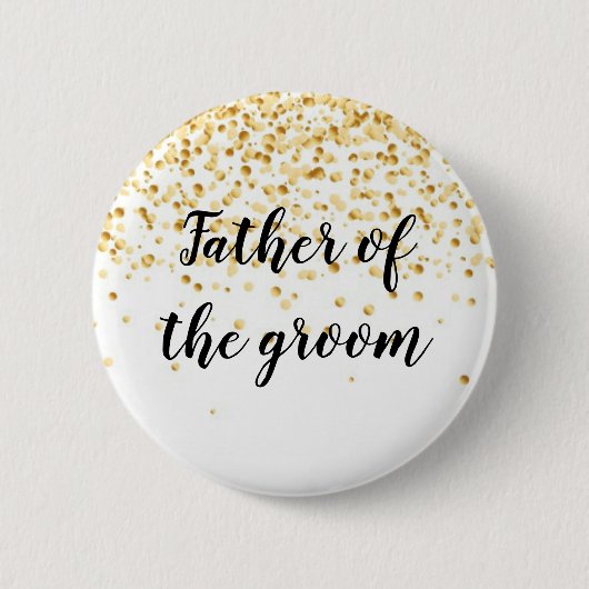 Badge Rond 5 Cm Père du marié (Devant)