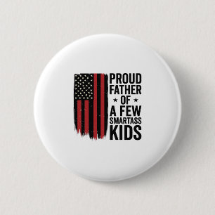 Badge Rond 5 Cm Père fier de quelques enfants insolents Chemise pa