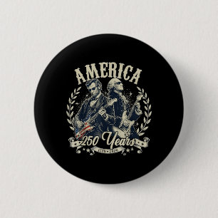 Badge Rond 5 Cm Père fondateur des États-Unis Abe Lincoln jouant d