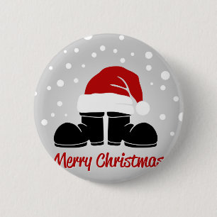 Badge Rond 5 Cm Père Noël