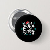 Badge Rond 5 Cm Père Noël (Devant & derrière)