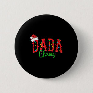Badge Rond 5 Cm Père Noël Dada Lumières de Noël Pyjama Famille Ass